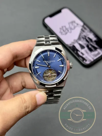 Replica Vacheron Constantin Overseas Series 6000V/210T-H032 Silver Strap - Luxury Replica Watch