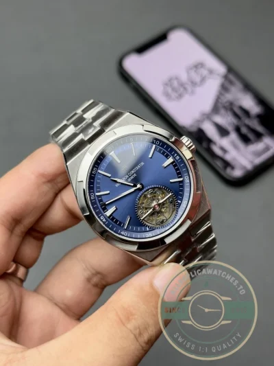 Replica Vacheron Constantin Overseas Series 6000V/210T-H032 Silver Strap - Swiss-Made Clone Watch