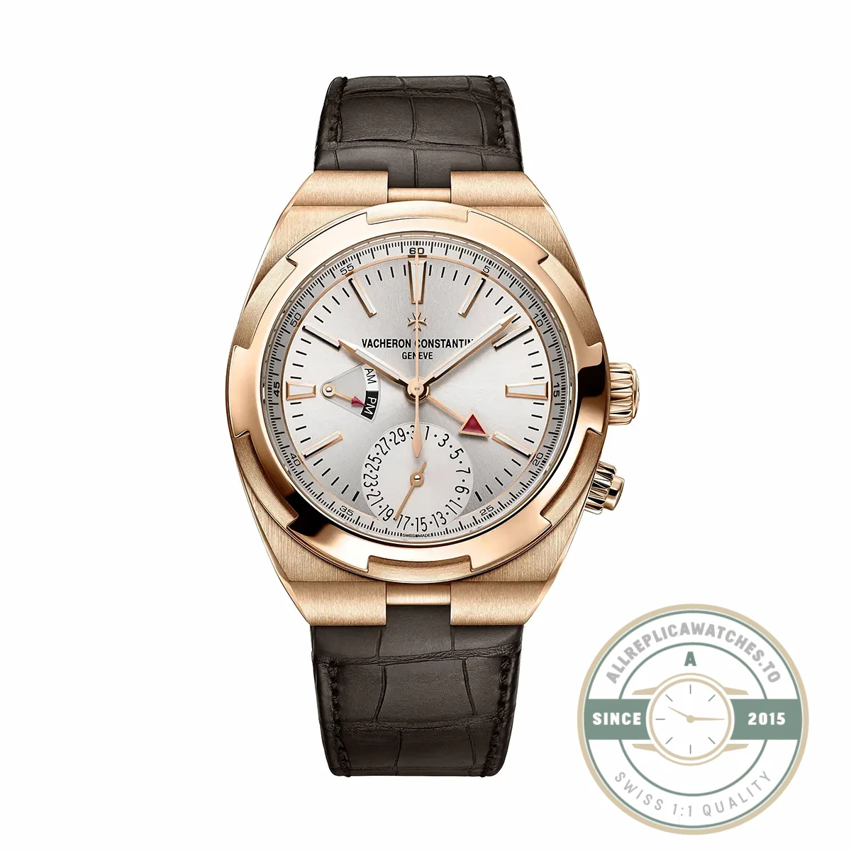 Replica Vacheron Constantin Overseas Series 7920V/000R-B336 41mm Croco Strap - Budget Luxury Replica Watch