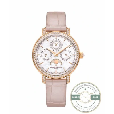 Replica Vacheron Constantin Patrimony 4305T000R-B947, 36.5mm, Pink Dial - Budget Luxury Replica Watch