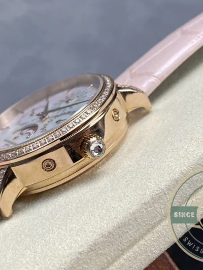 Replica Vacheron Constantin Patrimony 4305T000R-B947, 36.5mm, Pink Dial - Luxury Replica Watch
