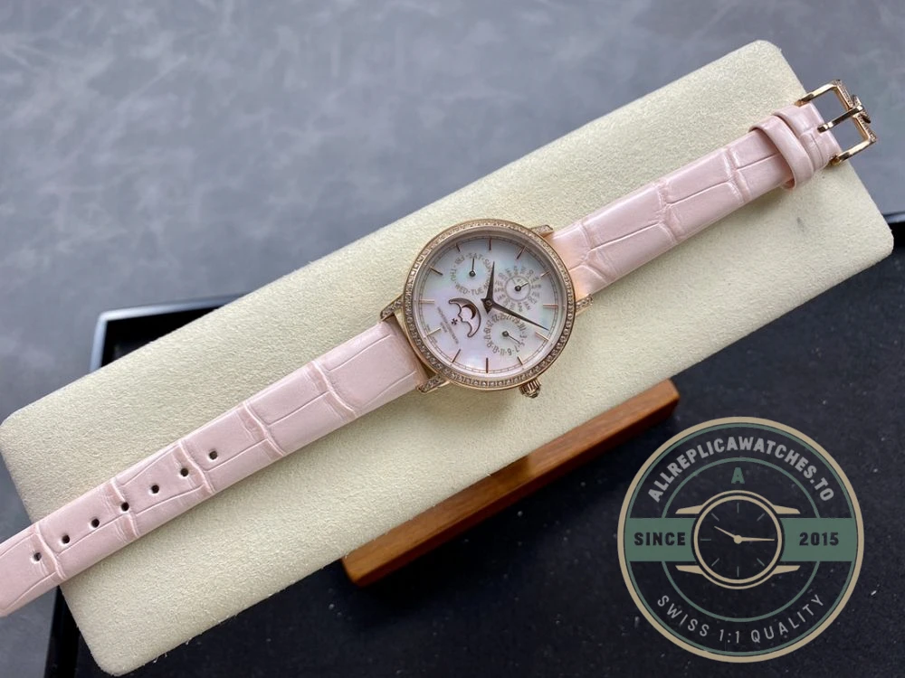 Replica Vacheron Constantin Patrimony 4305T000R-B947, 36.5mm, Pink Dial - High-Grade Replica Watch