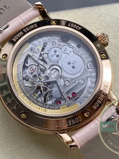 Replica Vacheron Constantin Patrimony 4305T000R-B947, 36.5mm, Pink Dial - 1:1 Swiss Replica Watch