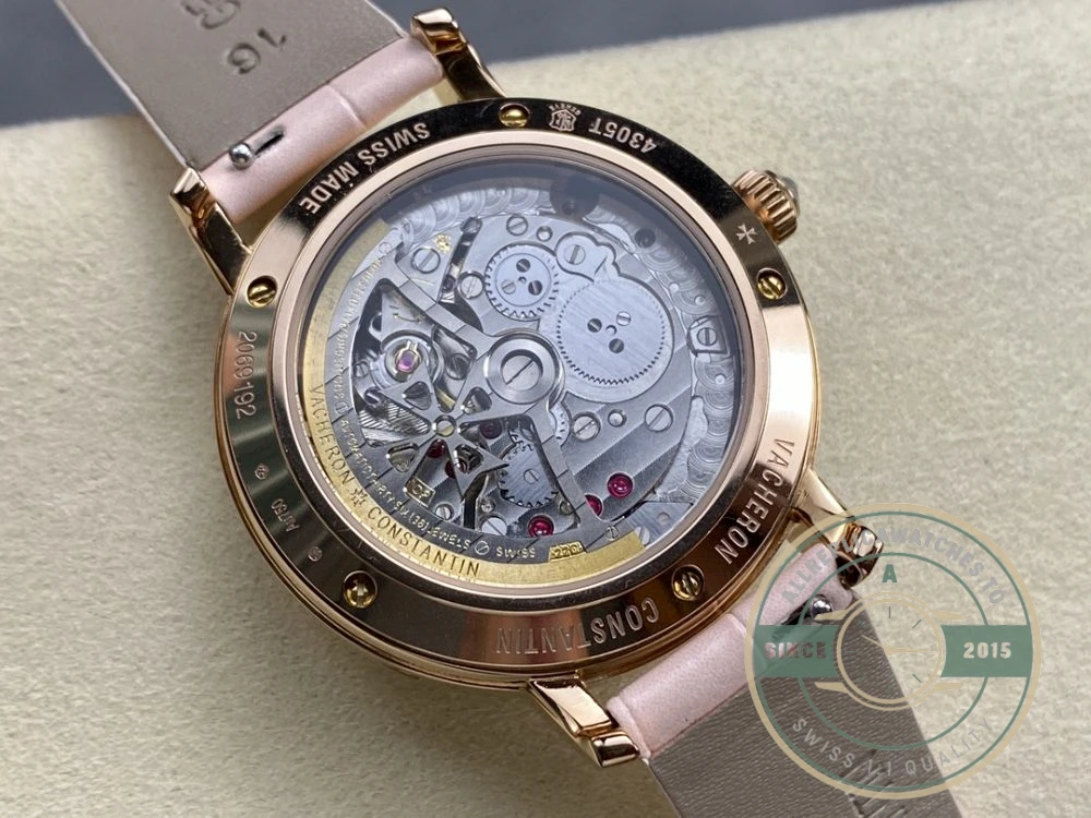 Replica Vacheron Constantin Patrimony 4305T000R-B947, 36.5mm, Pink Dial - 1:1 Swiss Replica Watch
