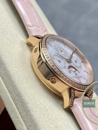 Replica Vacheron Constantin Patrimony 4305T000R-B947, 36.5mm, Pink Dial - Affordable Super Clone Watch