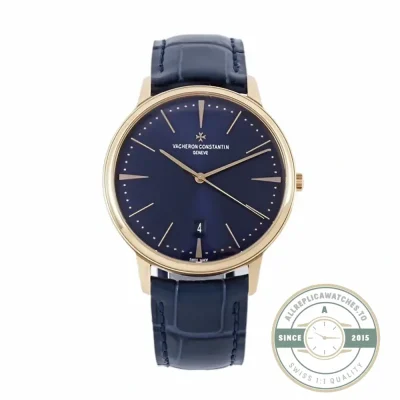 Replica Vacheron Constantin Patrimony 85180000R-B515, 40mm, Blue Dial - Premium Super Clone Watch