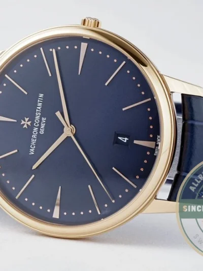 Replica Vacheron Constantin Patrimony 85180000R-B515, 40mm, Blue Dial - Affordable Luxury Replica Timepiece