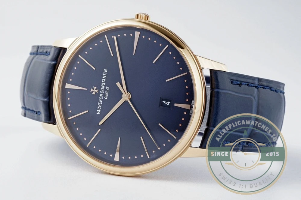 Replica Vacheron Constantin Patrimony 85180000R-B515, 40mm, Blue Dial - Affordable Luxury Replica Timepiece