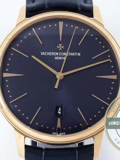 Replica Vacheron Constantin Patrimony 85180000R-B515, 40mm, Blue Dial - Top-Tier Swiss Replica Watch