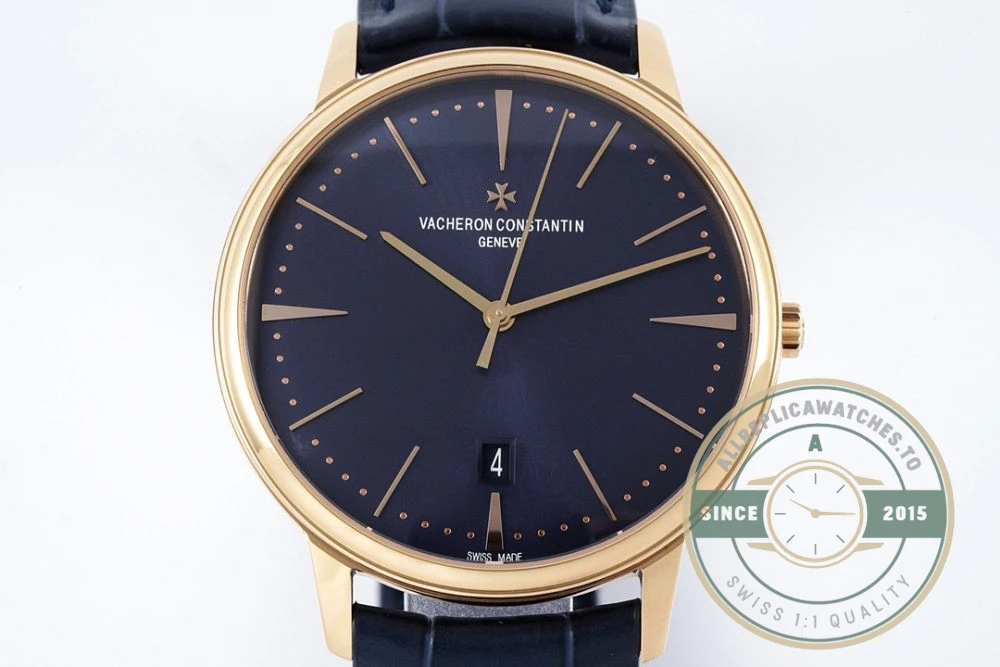 Replica Vacheron Constantin Patrimony 85180000R-B515, 40mm, Blue Dial - Top-Tier Swiss Replica Watch