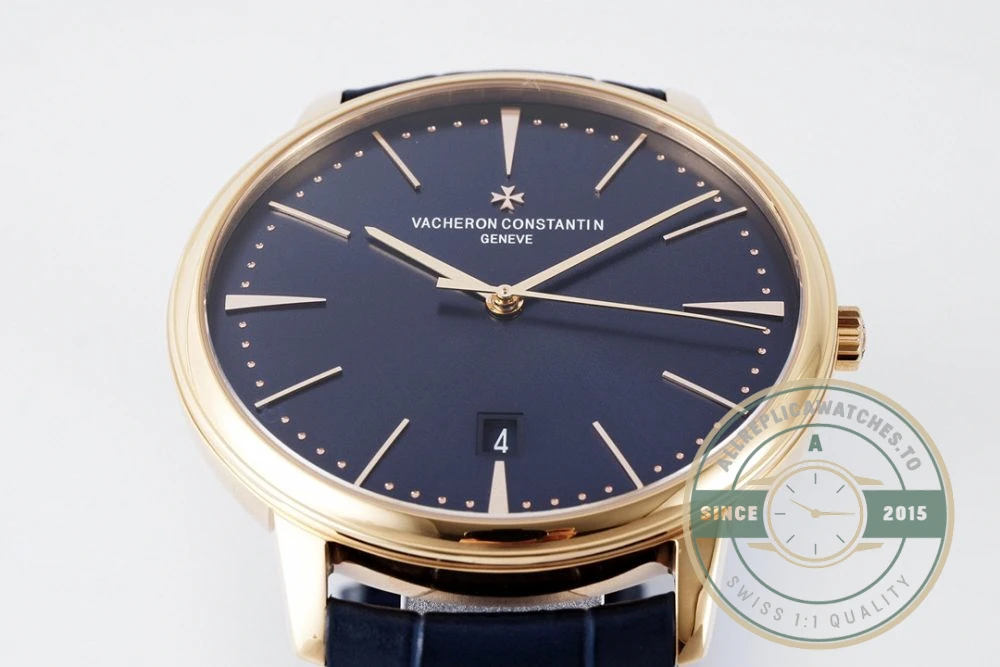 Replica Vacheron Constantin Patrimony 85180000R-B515, 40mm, Blue Dial - Affordable Luxury Replica Timepiece