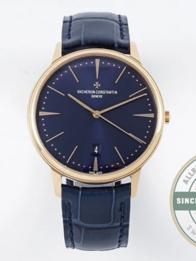 Replica Vacheron Constantin Patrimony 85180000R-B515, 40mm, Blue Dial - Top-Tier Swiss Replica Watch