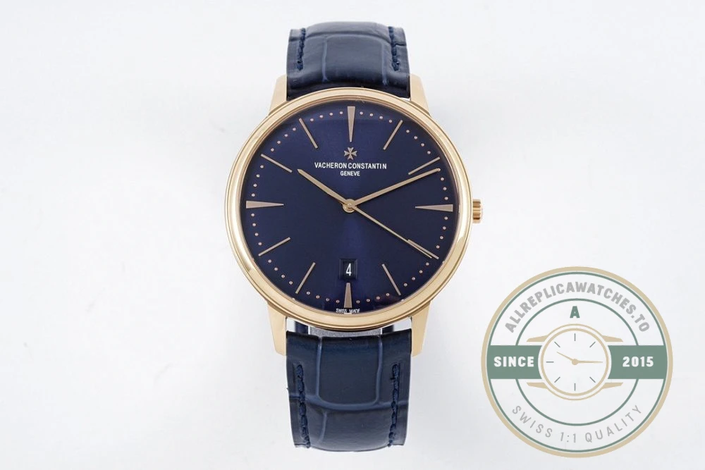 Replica Vacheron Constantin Patrimony 85180000R-B515, 40mm, Blue Dial - Top-Tier Swiss Replica Watch