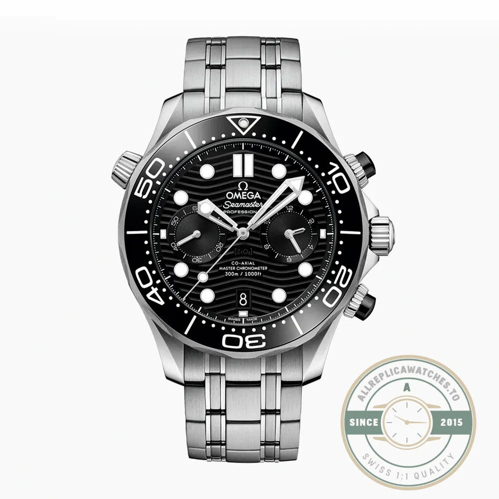 Super clone Omega Seamaster Black Dial 44mm 210.30.44.51.01.001 - Top-Tier Swiss Replica Watch