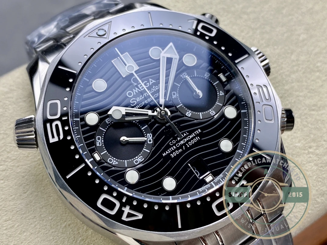 Super clone Omega Seamaster Black Dial 44mm 210.30.44.51.01.001 - Luxury Replica Watch