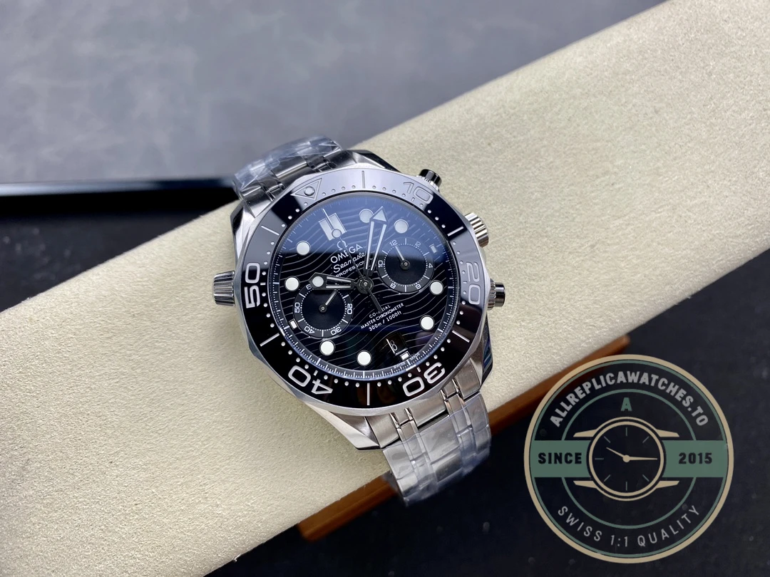 Super clone Omega Seamaster Black Dial 44mm 210.30.44.51.01.001 - Swiss-Made Clone Watch
