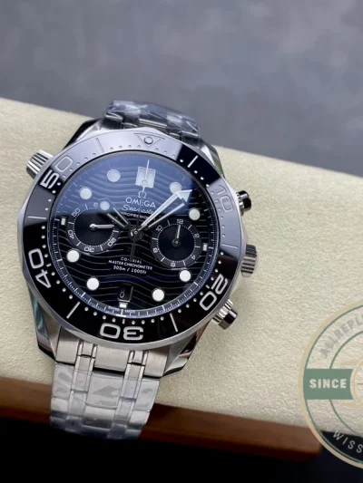 Super clone Omega Seamaster Black Dial 44mm 210.30.44.51.01.001 - Swiss-Made Clone Watch