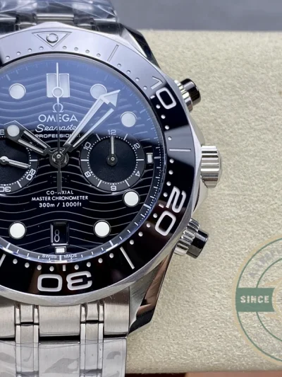 Super clone Omega Seamaster Black Dial 44mm 210.30.44.51.01.001 - Budget Luxury Replica Watch