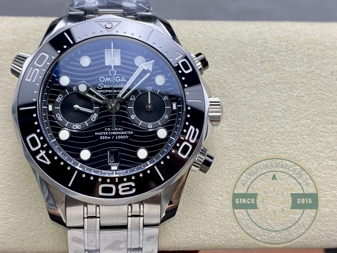 Super clone Omega Seamaster Black Dial 44mm 210.30.44.51.01.001 - Budget Luxury Replica Watch