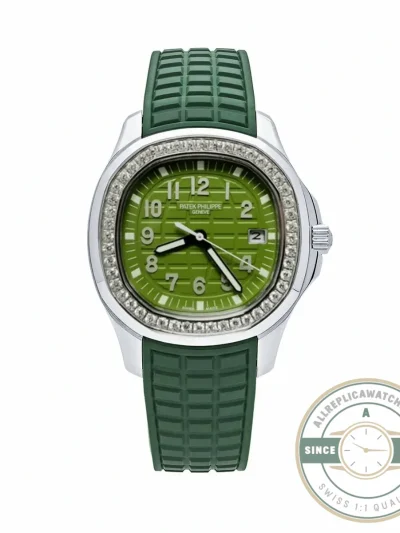 Superclone Aquanaut 5267/200A-011 Patek Philippe Luce 38.8 mm, Steel, Bright Green Dial - High-Grade Replica Watch