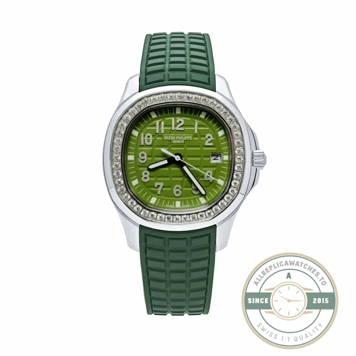 Superclone Aquanaut 5267/200A-011 Patek Philippe Luce 38.8 mm, Steel, Bright Green Dial - High-Grade Replica Watch