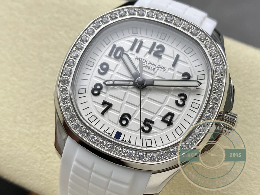 Superclone Aquanaut 5269/200R-001 Patek Philippe Luce Travel Time 38.8 mm, White gold - High-Grade Replica Watch