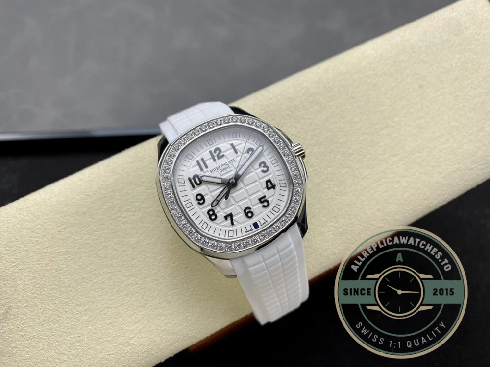 Superclone Aquanaut 5269/200R-001 Patek Philippe Luce Travel Time 38.8 mm, White gold - Premium Super Clone Watch