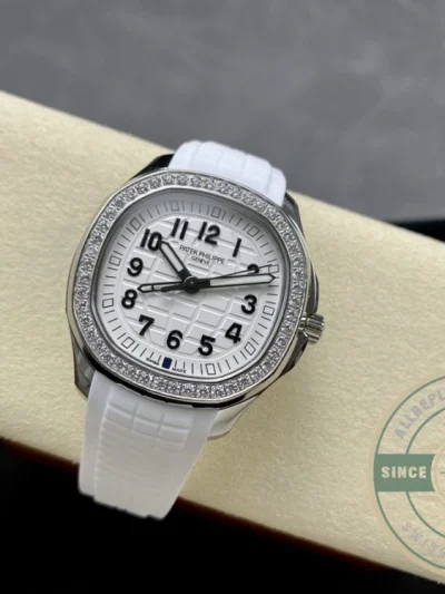 Superclone Aquanaut 5269/200R-001 Patek Philippe Luce Travel Time 38.8 mm, White gold - Top-Tier Swiss Replica Watch