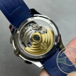 Superclone Aquanaut 5968A-001 Patek Philippe Chronograph 42.2 mm, Steel, 5968A-001 Blue Strap - Budget Luxury Replica Watch