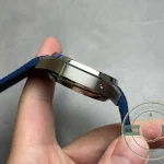 Superclone Aquanaut 5968A-001 Patek Philippe Chronograph 42.2 mm, Steel, 5968A-001 Blue Strap - Swiss-Made Clone Watch