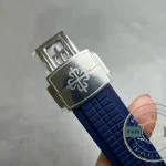 Superclone Aquanaut 5968A-001 Patek Philippe Chronograph 42.2 mm, Steel, 5968A-001 Blue Strap - 1:1 Swiss Replica Watch