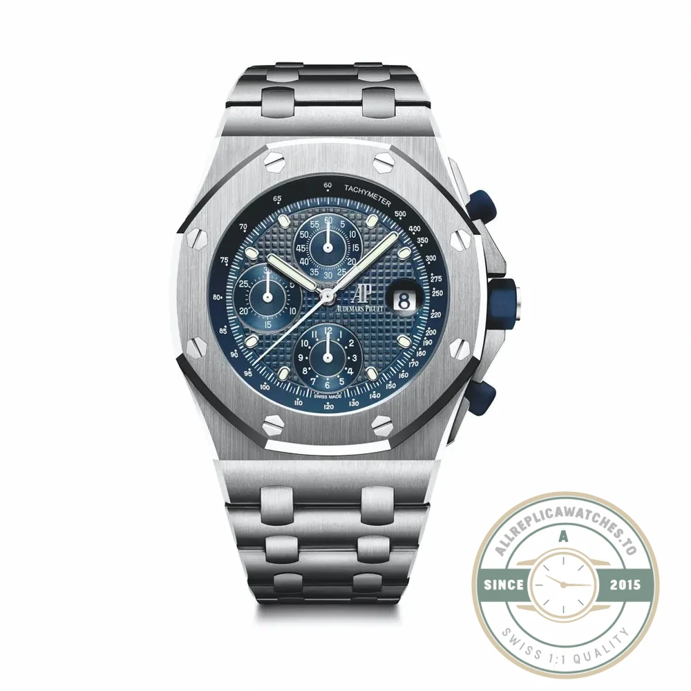 Super clone Audemars Piguet Royal Oak Offshore Deep Blue Dial 44mm 26238ST.OO.2000ST.01 - Premium Super Clone Watch