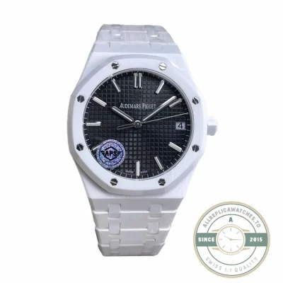 Superclone Audemars Piguet Royal Oak Black Dial 15500 Ceramic - Factory Super Clone Watch