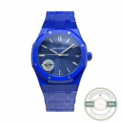 Audemars Piguet Royal Oak 15500 super clone, blue dial – front view