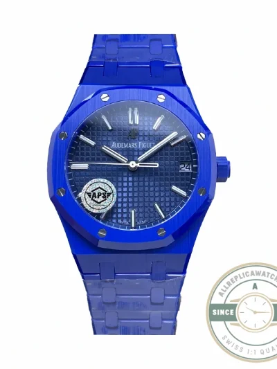 Superclone Audemars Piguet Royal Oak Blue Dial 15500 Ceramic - Top-Tier Swiss Replica Watch