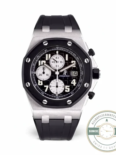 Superclone Audemars Piguet Royal Oak Offshore Black Ceramic Dial 44mm 26170ST.OO.D101CR.01 - Best Quality Replica Watch