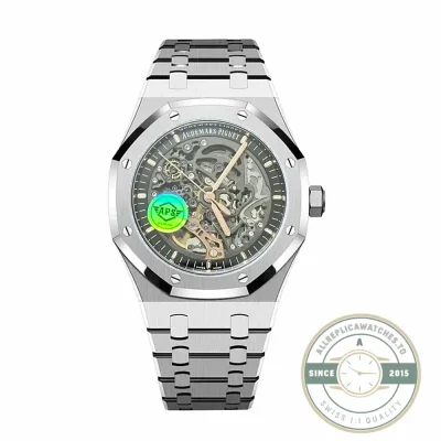Audemars Piguet Royal Oak Double Balance 15407ST super clone, steel – front view