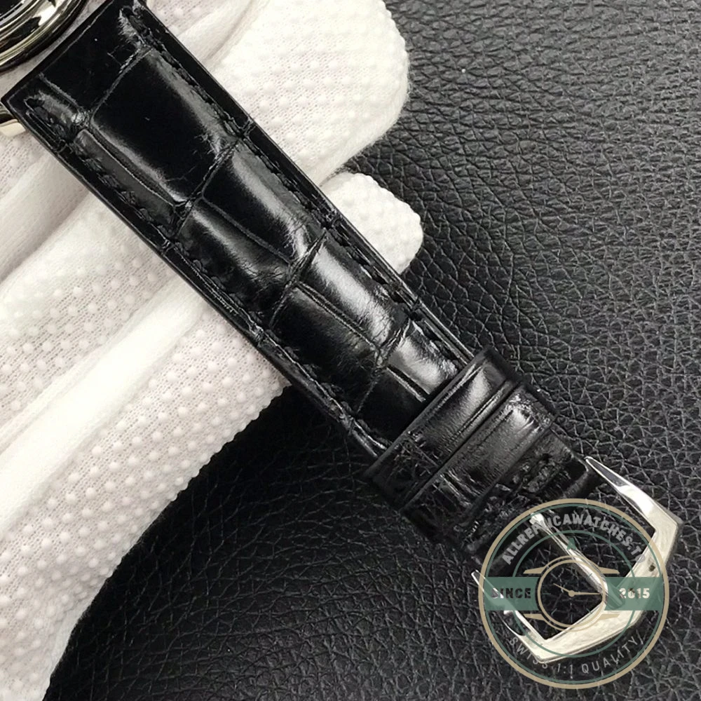 Superclone Calatrava 5227G-010 Patek Philippe DATE, SWEEP SECONDS. 39 mm, White gold - Top-Tier Swiss Replica Watch