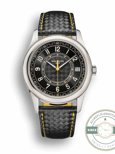 Superclone Calatrava 6007G-001 Patek Philippe DATE, SWEEP SECONDS. 40 mm, White gold, 6007G-001 - Budget Luxury Replica Watch