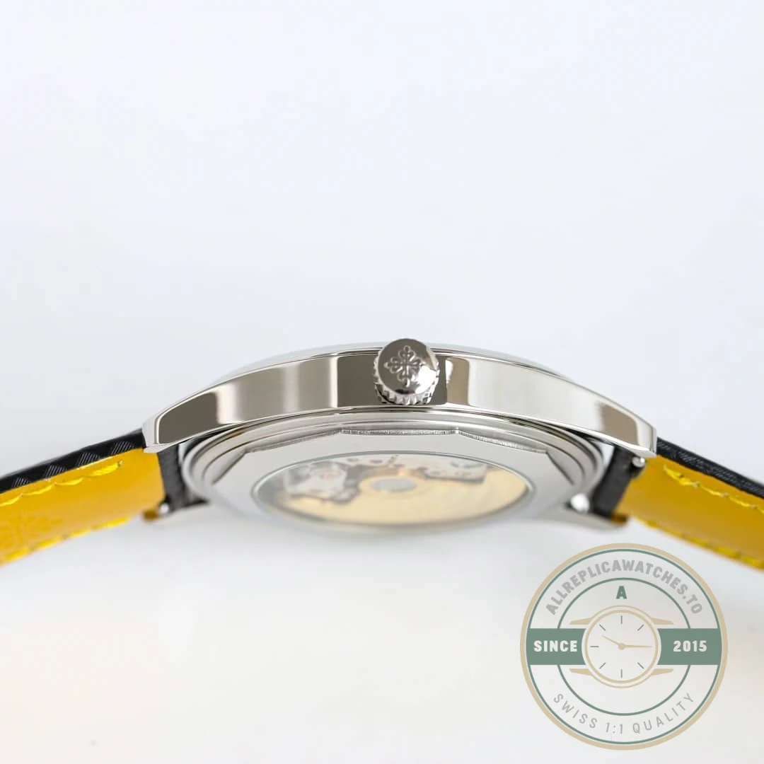 Superclone Calatrava 6007G-001 Patek Philippe DATE, SWEEP SECONDS. 40 mm, White gold, 6007G-001 - Budget Luxury Replica Watch