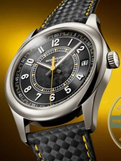 Superclone Calatrava 6007G-001 Patek Philippe DATE, SWEEP SECONDS. 40 mm, White gold, 6007G-001 - Budget Luxury Replica Watch
