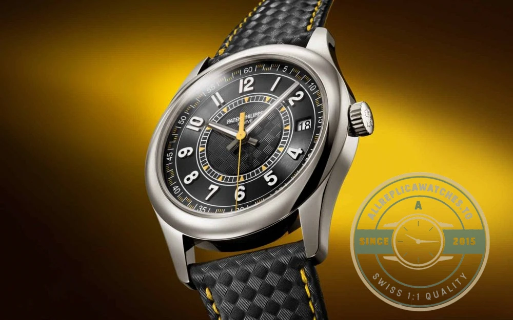 Superclone Calatrava 6007G-001 Patek Philippe DATE, SWEEP SECONDS. 40 mm, White gold, 6007G-001 - Budget Luxury Replica Watch