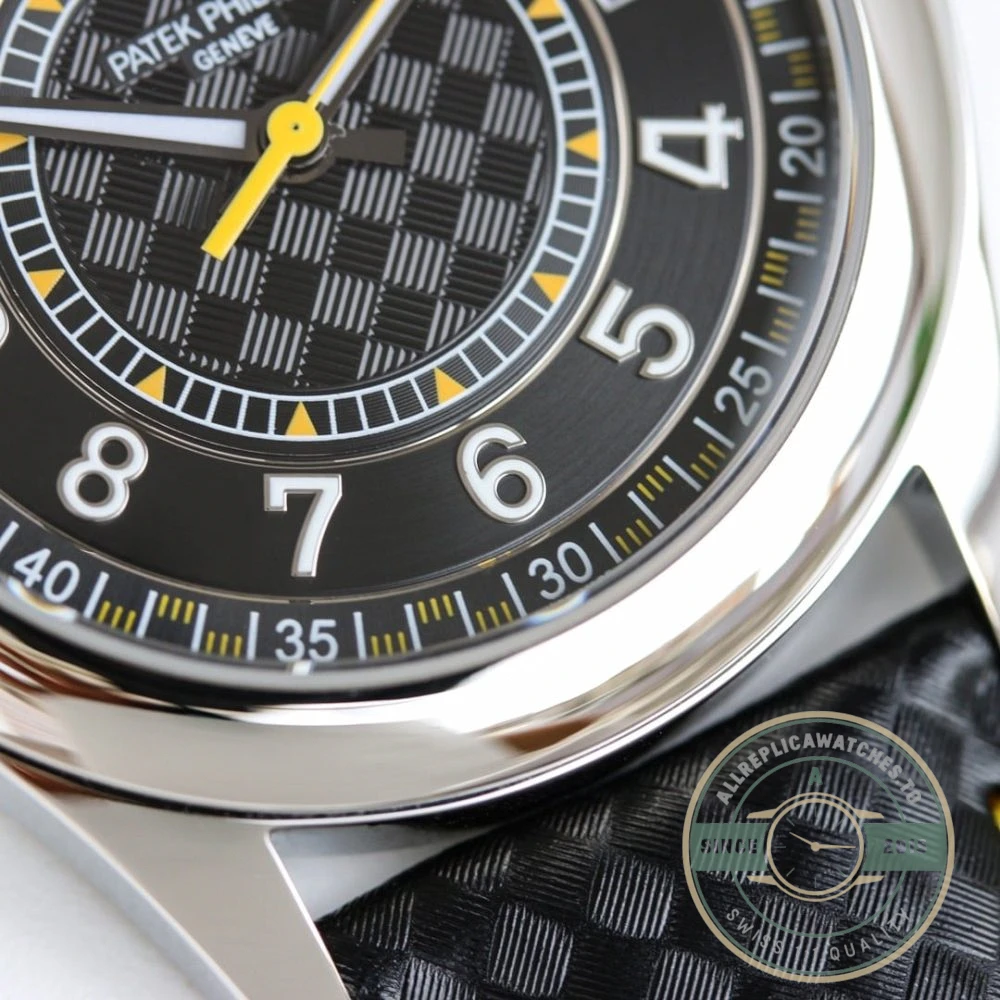 Superclone Calatrava 6007G-001 Patek Philippe DATE, SWEEP SECONDS. 40 mm, White gold, 6007G-001 - Swiss-Made Clone Watch