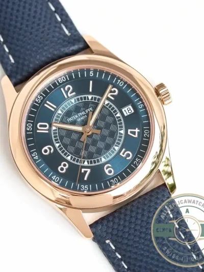 Superclone Calatrava 6007G-011 Patek Philippe DATE, SWEEP SECONDS. 40 mm, Gold - Affordable Luxury Replica Timepiece