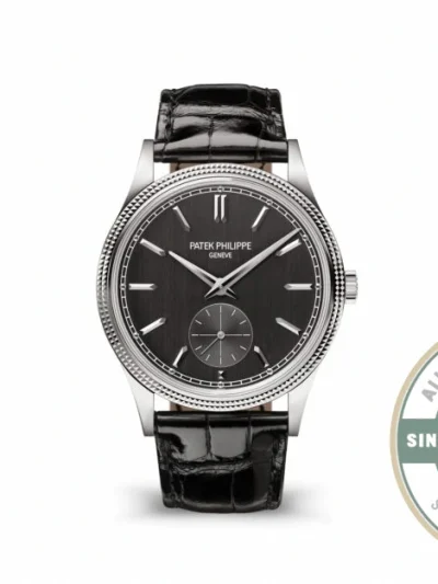 Superclone Calatrava 6119G-001 Patek Philippe 39 mm, White gold - Budget Luxury Replica Watch