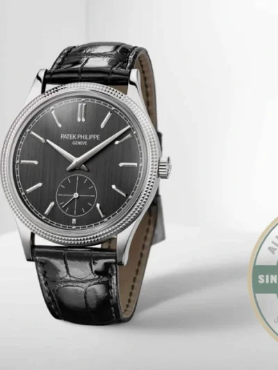 Superclone Calatrava 6119G-001 Patek Philippe 39 mm, White gold - Luxury Replica Watch