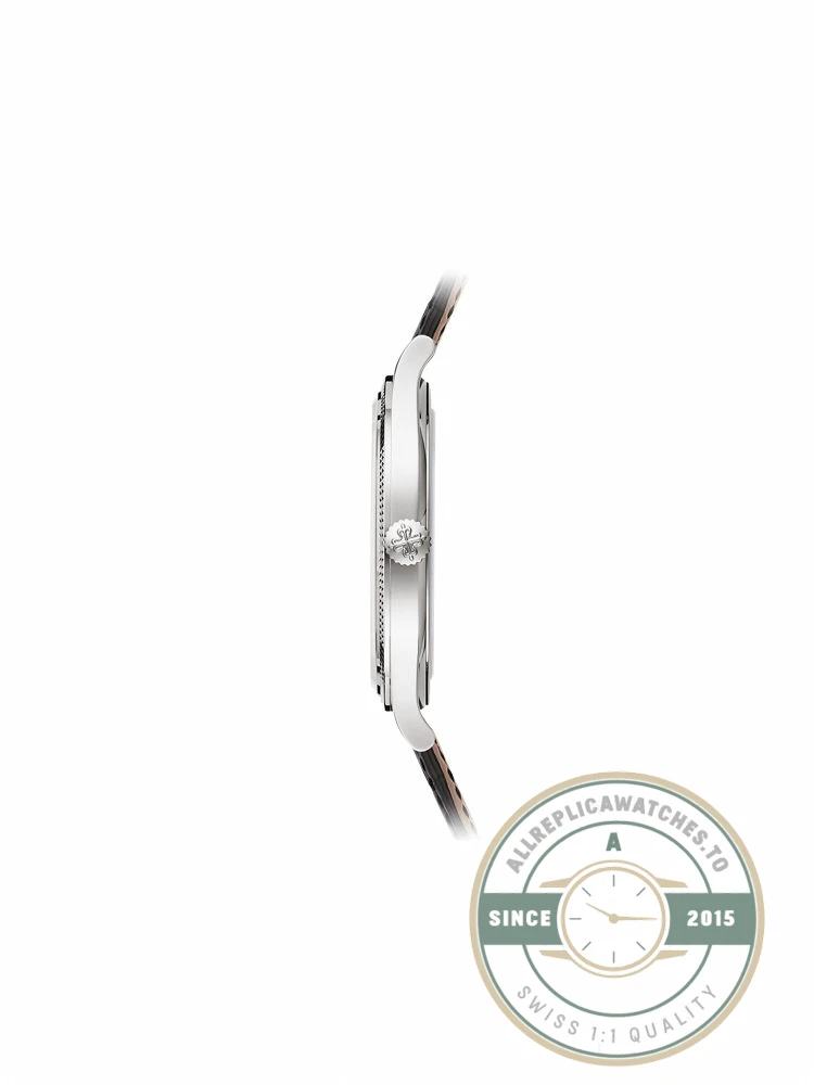 Superclone Calatrava 6119G-001 Patek Philippe 39 mm, White gold - High-Grade Replica Watch