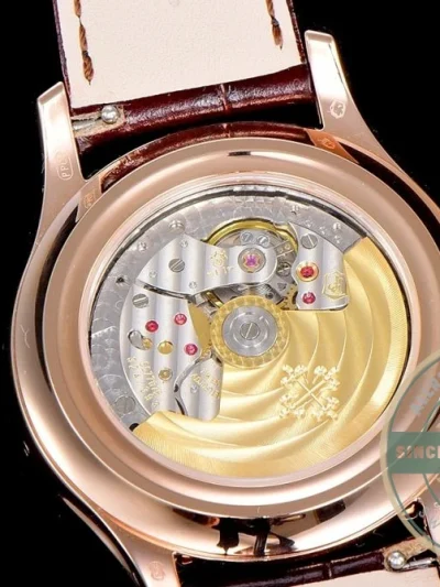 Superclone Complications 5205G-001 ANNUAL CALENDAR, MOON PHASES. 40 mm, Rose Gold, White Dial - Swiss Movement Replica Watch