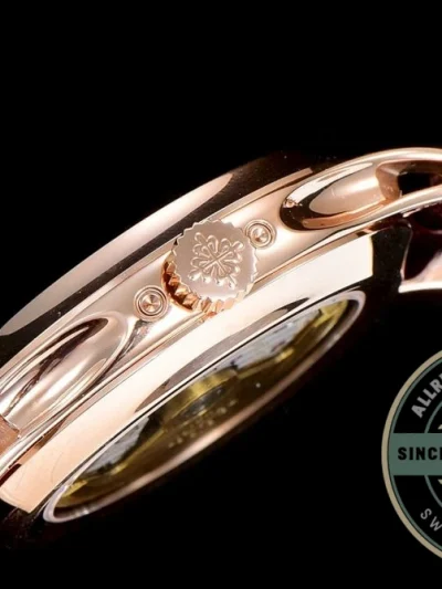 Superclone Complications 5205G-001 ANNUAL CALENDAR, MOON PHASES. 40 mm, Rose Gold, White Dial - Affordable Super Clone Watch