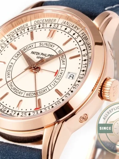 Superclone Complications 5212A-002 Patek Philippe CALATRAVA WEEKLY CALENDAR. 40 mm, Gold - Luxury Replica Watch